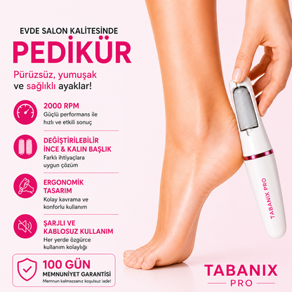 Tabanix Pro – Elektrikli Nasır Temizleme ve Ayak Bakım Aleti